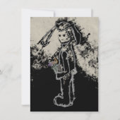 不気味なウサギ 招待状 (正面)