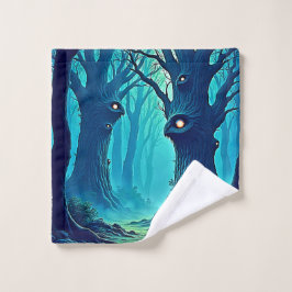 不気味なウッドランドの目 バスタオルセット