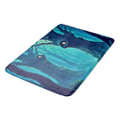 不気味なウッドランドの目 バスマット (アングル)