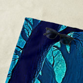 不気味なウッドランドの目 ビーチタオル (インサイチュ)