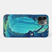 不気味なウッドランドの目 Case-Mate iPhoneケース (裏面(横))