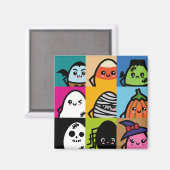 不気味なエッグシリーズ – ハロウィーン マグネット (正面/裏面)