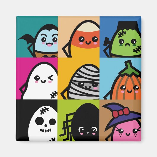 不気味なエッグシリーズ – ハロウィーン マグネット (正面)