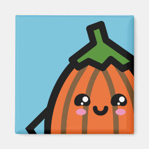 不気味なエッグパンプキン – ハロウィーン マグネット