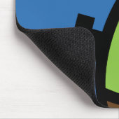 不気味なエッグフランケンシュタインハロウィーン |名前の追加 マウスパッド (コーナー)