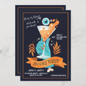 不気味なカクテルパーティーの招待状 招待状 (正面/裏面)