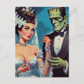 不気味なカップル ポストカード (正面)