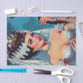 不気味なカップル 薄葉紙 (クラフト)