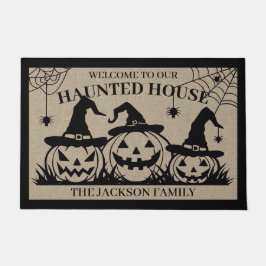 不気味なカボチャのパッチへようこそ ドアマット