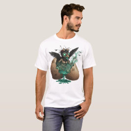 不気味なカラスの雛の芸術 Tシャツ