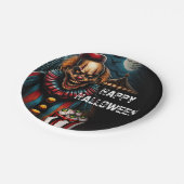 不気味なカーニバルピエロハローウィンパーティ ペーパープレート (アングル)