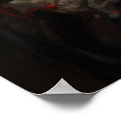 不気味なカーニバルピエロポスター ポスター (角)