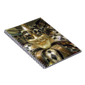 不気味なカーニバルマスク ノートブック (右側)