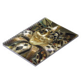 不気味なカーニバルマスク ノートブック (左側)