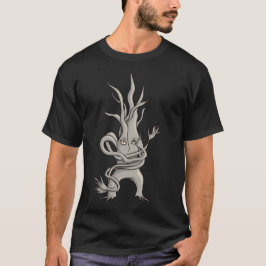 不気味なキャラクター風変わりホラー Tシャツ