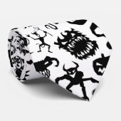 不気味なキャラクター ネクタイ (ロール)