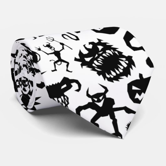 不気味なキャラクター ネクタイ (ロール)