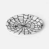不気味なクモの巣 ペーパープレート (アングル)