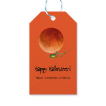 不気味なクモの血の月のハローウィンパーティ