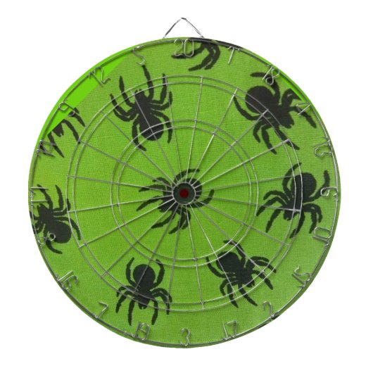 不気味なクモ ダーツボード (正面)