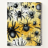 不気味なクモ ノートブック (裏面)