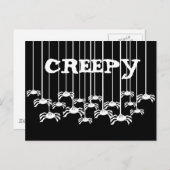 不気味なクモ ポストカード (正面/裏面)