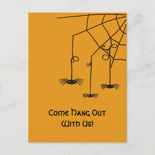 不気味なクモ ポストカード (正面)