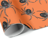 不気味なクモ ラッピングペーパー (ロールコーナー)