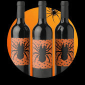 不気味なクモ ワインラベル