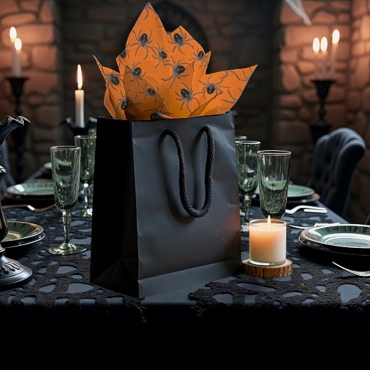 不気味なクモ 薄葉紙