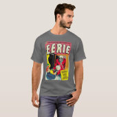 不気味なクラシックモンスター ポスター ホラー コミック本 ギャル Tシャツ (正面フル)