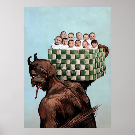 不気味なクランプス ポスター (正面)