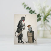 不気味なクランプス ポストカード (スタンド正面)