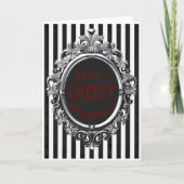 不気味なクリスマスカード サンキューカード (正面)