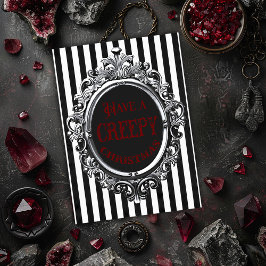 不気味なクリスマスカード サンキューカード