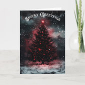 不気味なクリスマスカード ノートカード (正面)