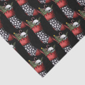 不気味なクリスマスゴシックスカルストッキング 薄葉紙 (詳細)