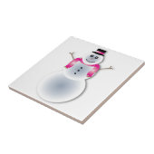 不気味なクリスマス雪だるま タイル (側面)