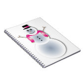 不気味なクリスマス雪だるま ノートブック (右側)