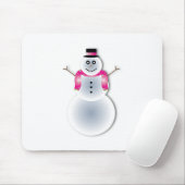 不気味なクリスマス雪だるま マウスパッド (マウス)