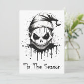 不気味なクリスマス ゴシックホラー シーズンカード (スタンド正面)