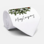 不気味なクリスマス |ゴシック風のクリスマスツリーグランジ ネクタイ (ロール)