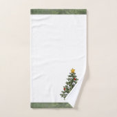 不気味なクリスマス |ゴシック風のクリスマスツリーグランジ バスタオルセット (ハンドタオル)