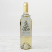 不気味なクリスマス |ゴシック風のクリスマスツリーグランジ ボトルネックタグ (ボトル)