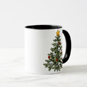 不気味なクリスマス |ゴシック風のクリスマスツリーグランジ マグカップ (正面右)