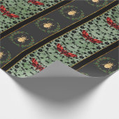 不気味なクリスマス・ラッピング・紙（バグあり） ラッピングペーパー (角)