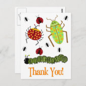 不気味なクリッターのバグカード ポストカード (正面/裏面)