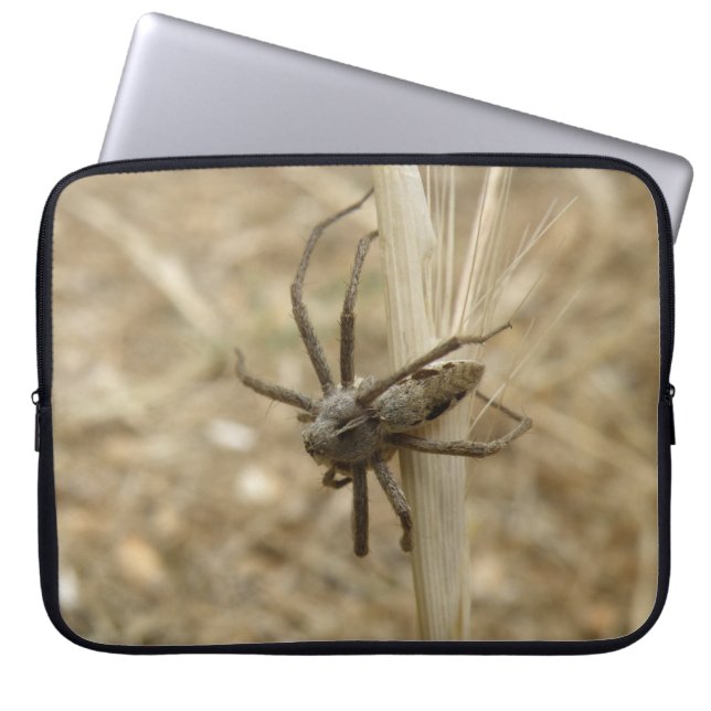 不気味なクローリースパイダーラップトップバッグ ラップトップスリーブ (正面)