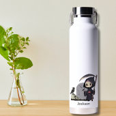 不気味なグリムリーパー墓地クロー ゴシック ハロウィン ウォーターボトル