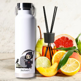 不気味なグリムリーパー墓地クロー ゴシック ハロウィン ウォーターボトル